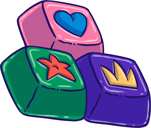 Colorful retro keycaps